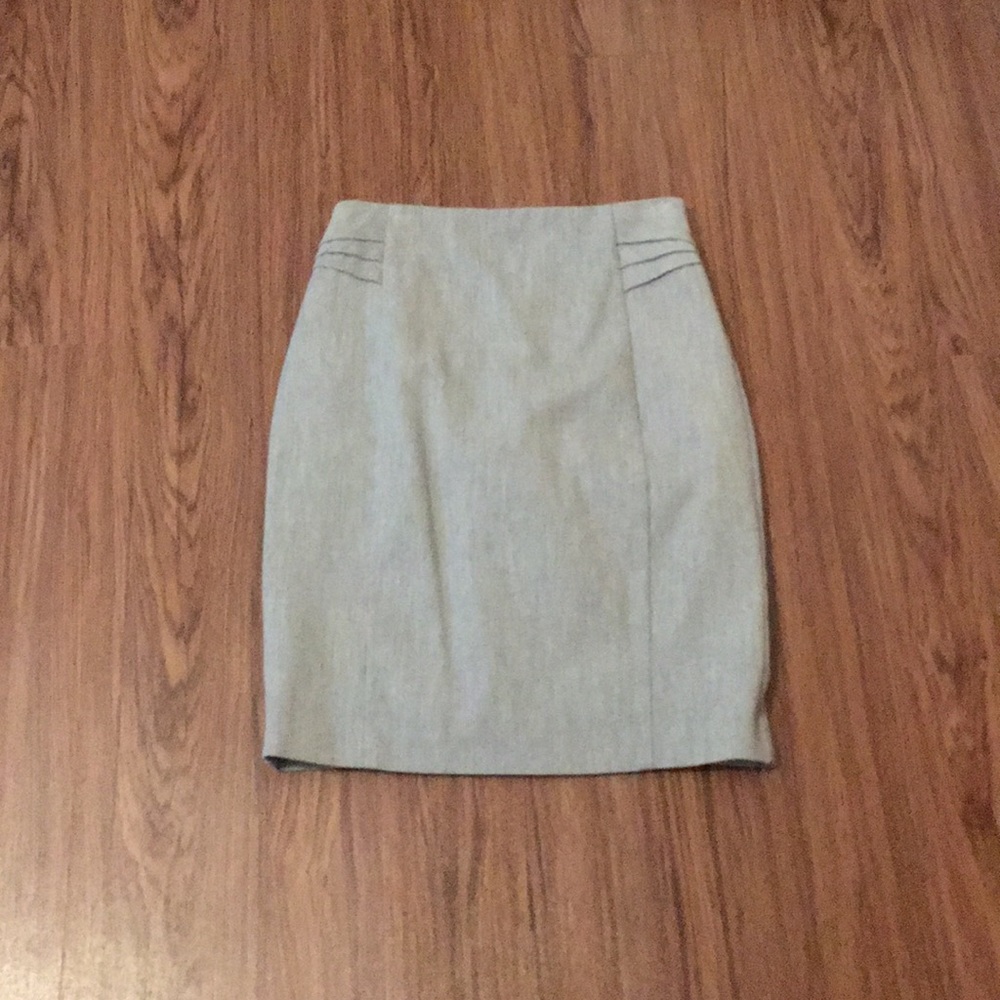 Light grey Express pencil skirt